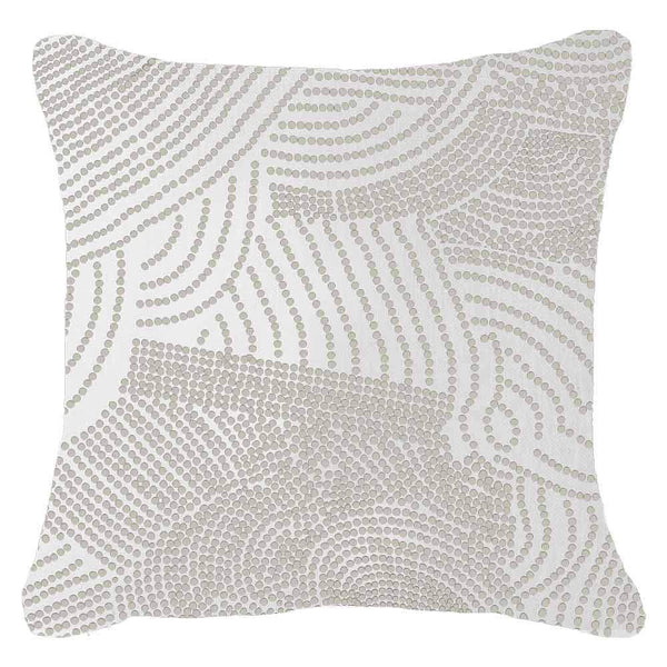 Dreamtime Dots white Lounge Cushion