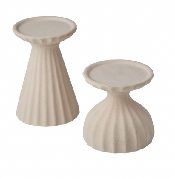 Ribbed Candle holder S