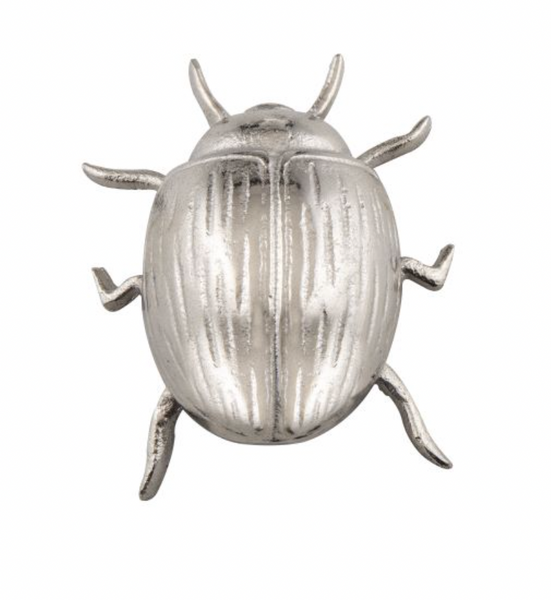 Silver Beetle Sculpture