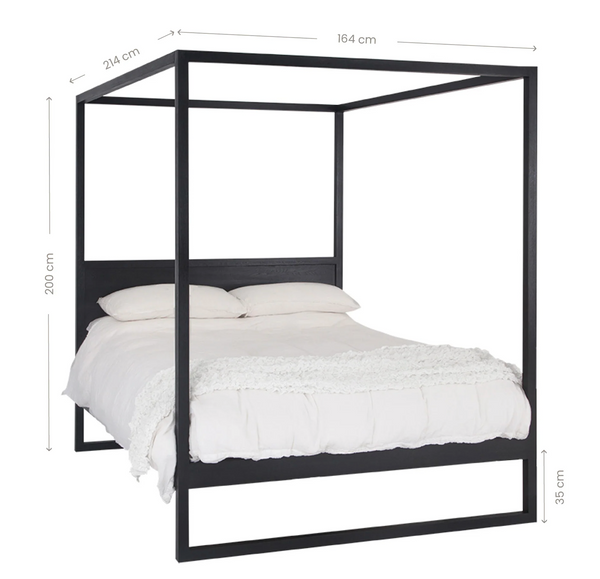 Strand 4 Poster Bed Oak