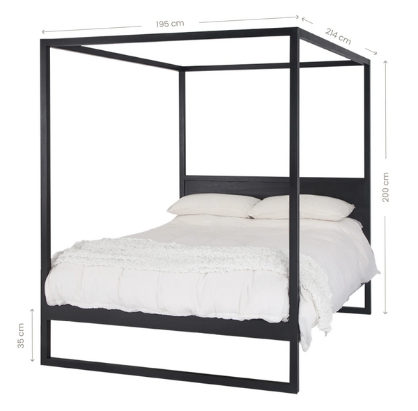Strand 4 Poster Bed Oak