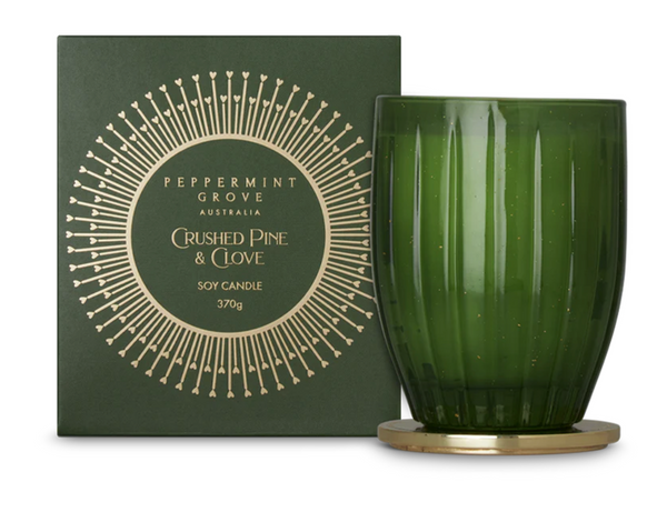 Peppermint Grove Crushed Pine & Clove Soy Candle 370g