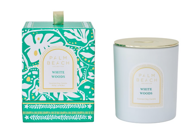 Palm Beach Collection - White Woods 420g Candle