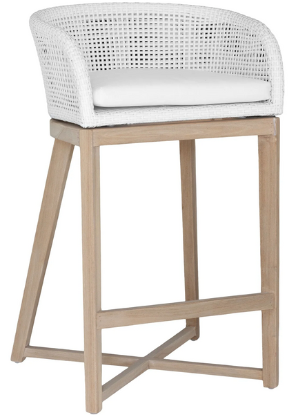 Tula Bar Chair White Uniqwa Furniture