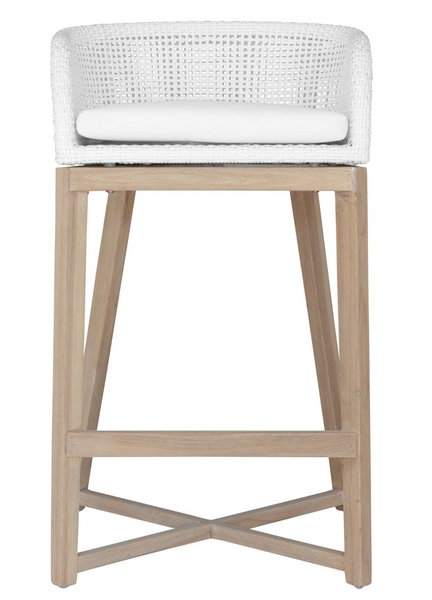 Tula Bar Chair White Uniqwa Furniture