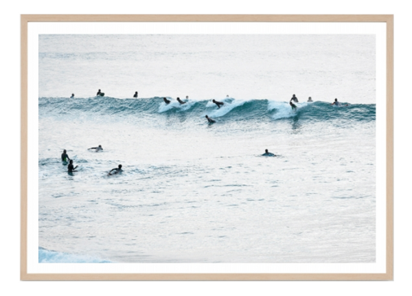 Sunset Surfers Print