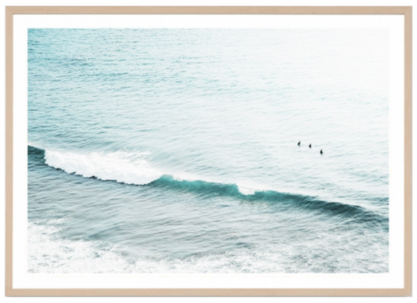 Three Surfers Print