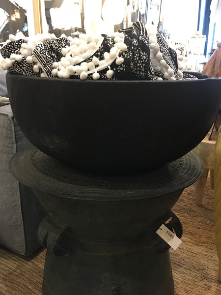 Black Large Decorative Bowl