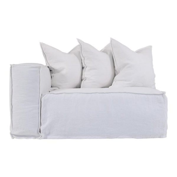 Hendrix Sofa Left Hand Arm Uniqwa Furniture White