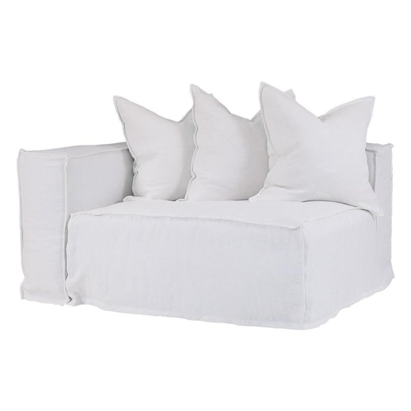 Hendrix Sofa Left Hand Arm Uniqwa Furniture White