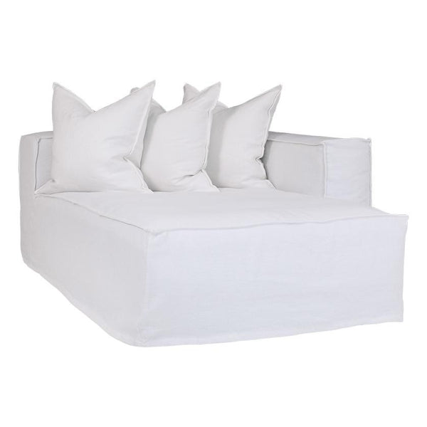 Hendrix Sofa Chaise Uniqwa Furniture White