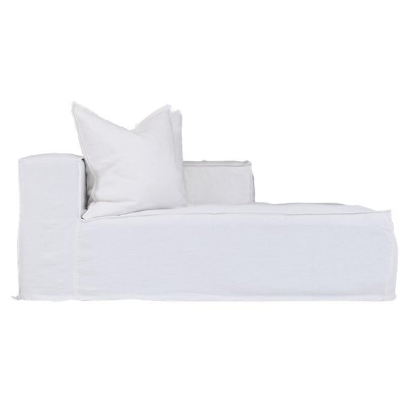 Hendrix Sofa Chaise Uniqwa Furniture White