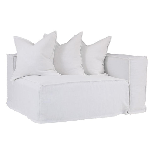 Hendrix Sofa Right Hand Arm Uniqwa Furniture White