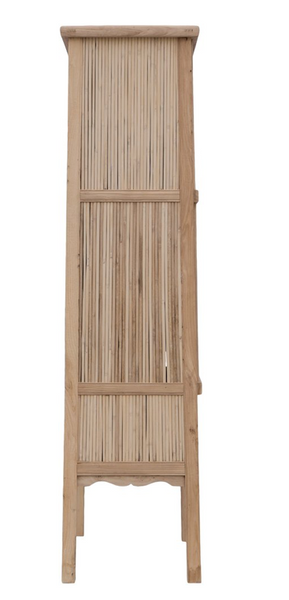 Bamboo Tall Cabinet Blonde