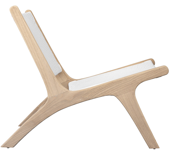 Cape Town Occasional Chair Herringbone White Uniqwa Furniture