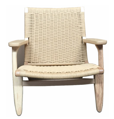 Calabash Oak Occasional Chair Low