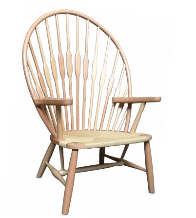 Calabash Oak Occasional Chair Tall