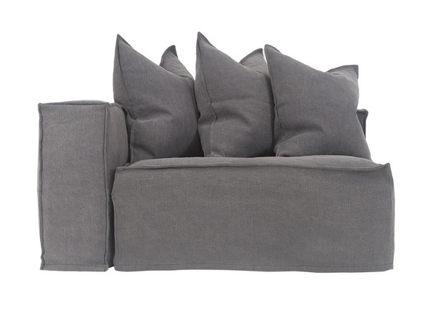 Hendrix Sofa Left Hand Arm Uniqwa Furniture Charcoal