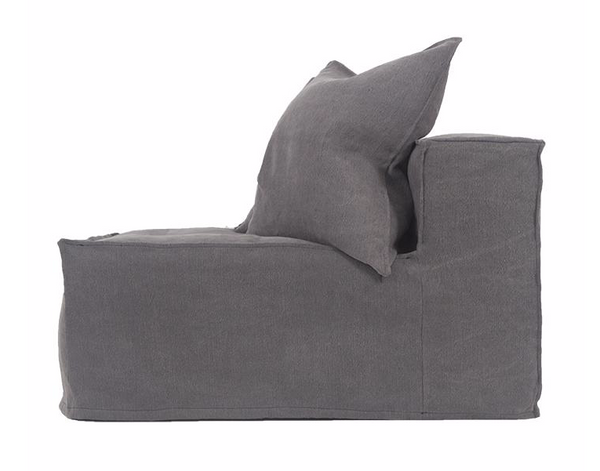 Hendrix Sofa Middle Uniqwa Furniture Charcoal