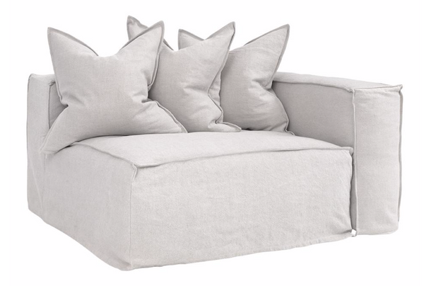 Hendrix Sofa Right Hand Arm Uniqwa Furniture Sand