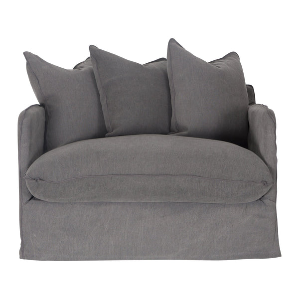 Singita Sofa Armchair Charcoal Uniqwa Furniture