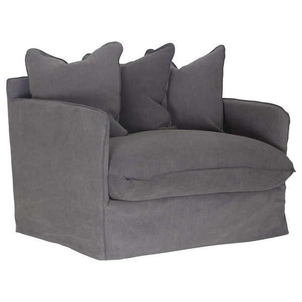 Singita Sofa Armchair Charcoal Uniqwa Furniture