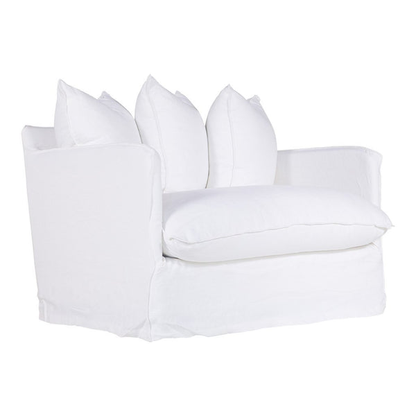 Singita Sofa Armchair White Uniqwa Furniture